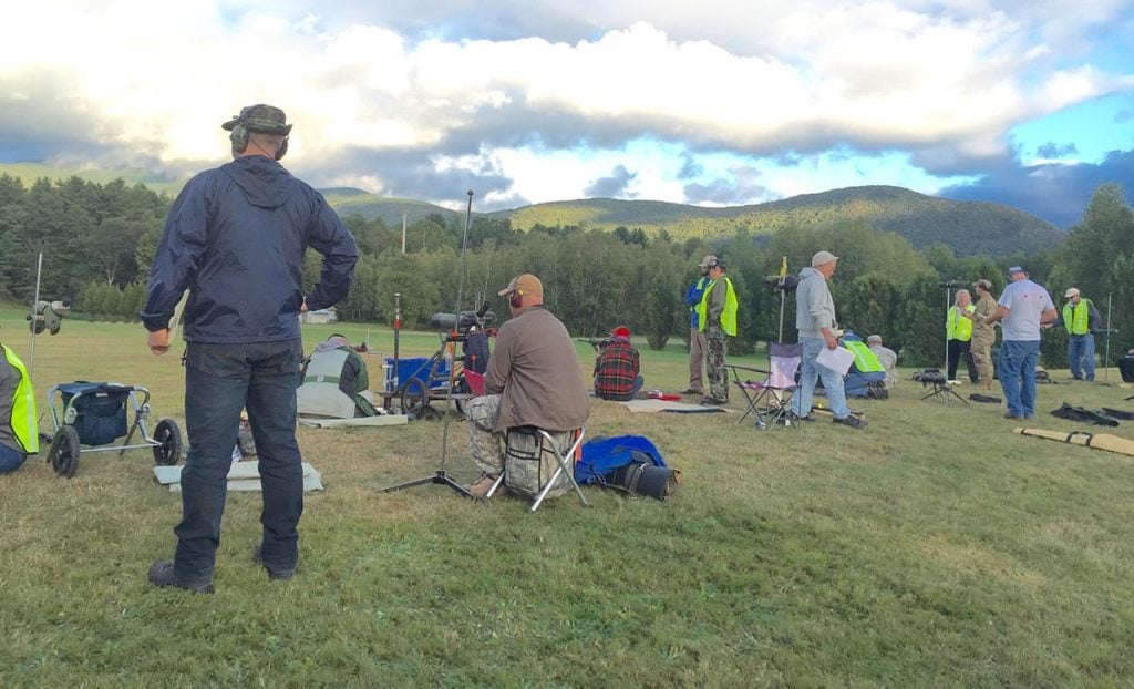 Service rifle shooting competition