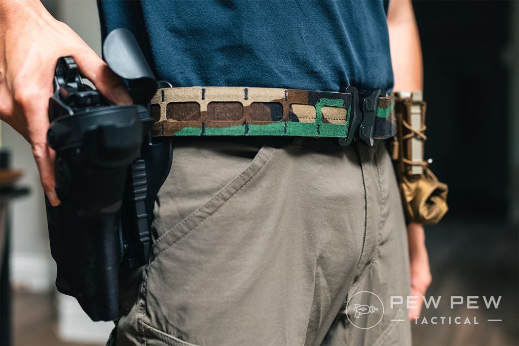 Blue Alpha Battle Belt Lite, Laser Cut Molle