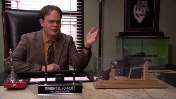 dwight schrute revolver