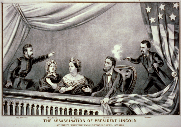 Artist’s Rendering of the Lincoln Assassination