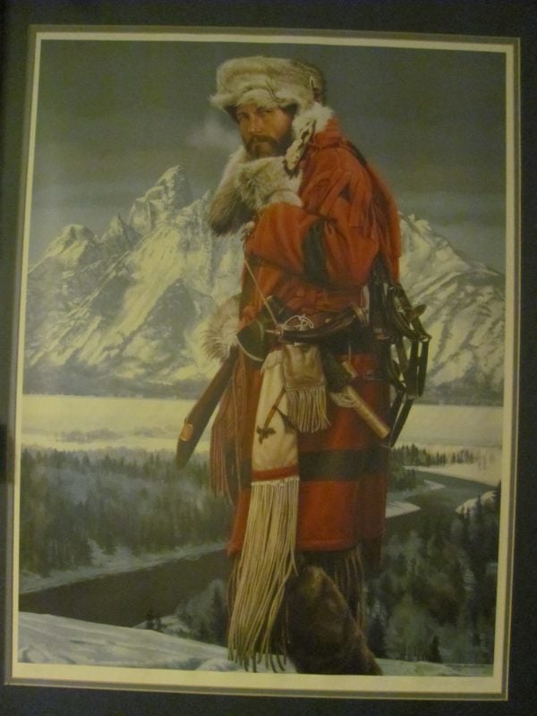 Historical mountain man portrait