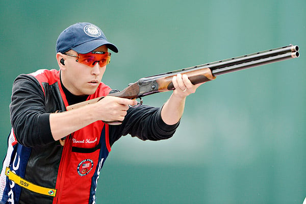 US olympic skeet shooter vincent hancock