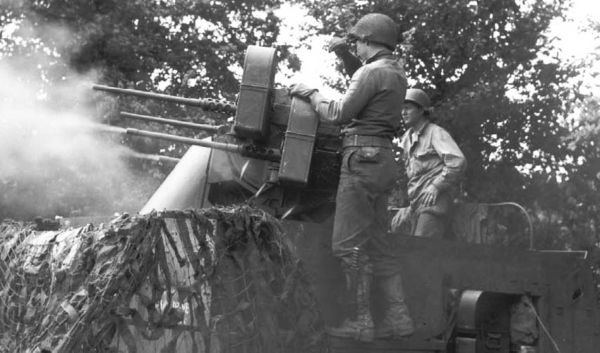 World War II Vehicle Mounted M2 Machine Gun