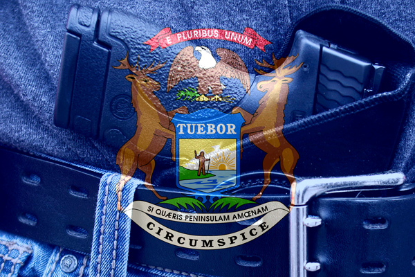 Michigan flag concealed carry