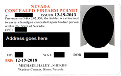 Nevada CCW Permit