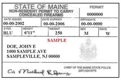 Non-Resident Maine CHP