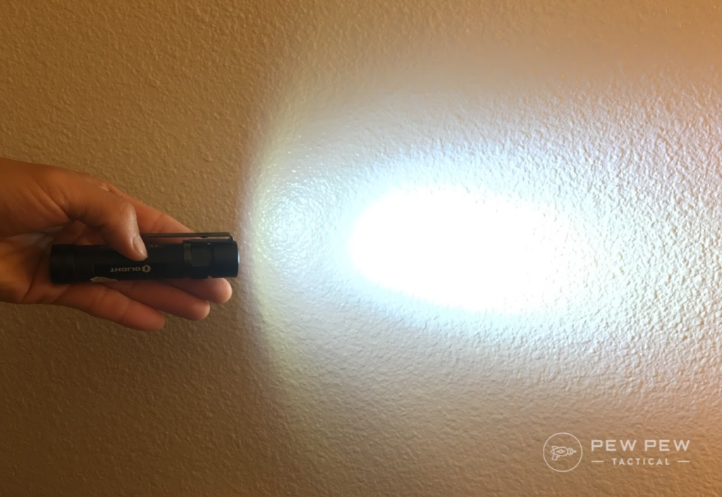 Olight S2 Beam Spread