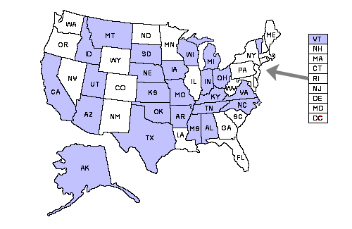 California Concealed Carry Map