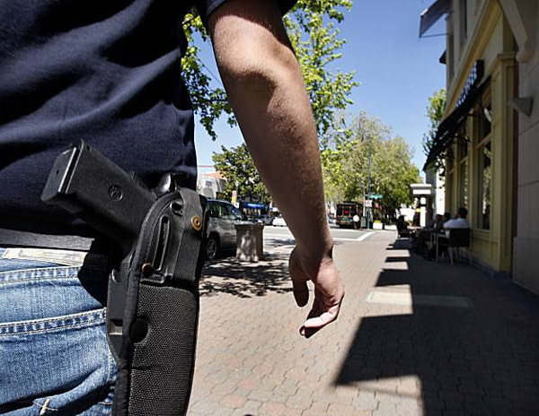 Open carry on city street