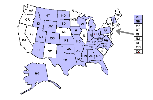 Pennsylvania ccw reciprocity map