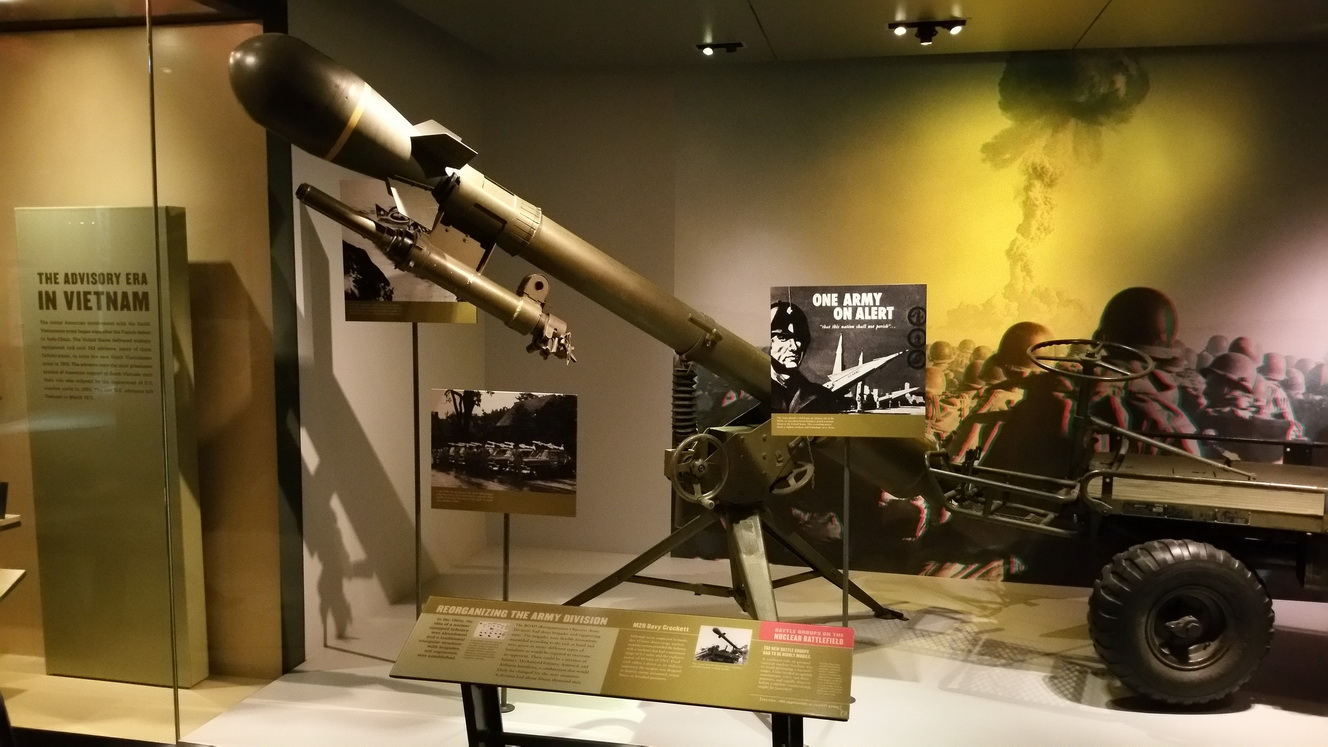 Davy Crockett Nuclear Rifle on Display at the National Infantry Museum at Fort Benning