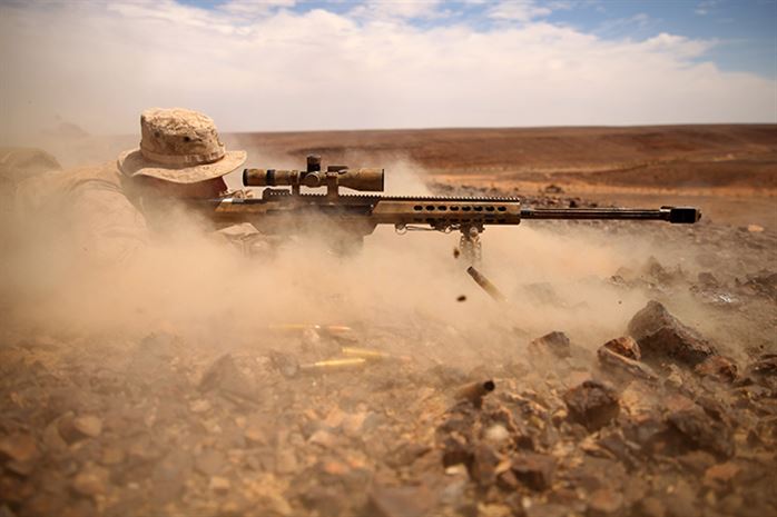 USMC firing M82