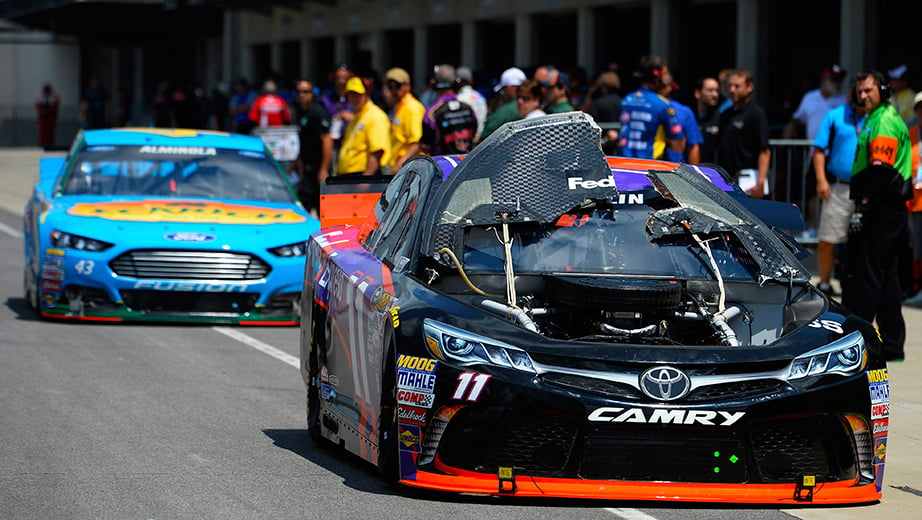 denny hamlin carbon fiber hood