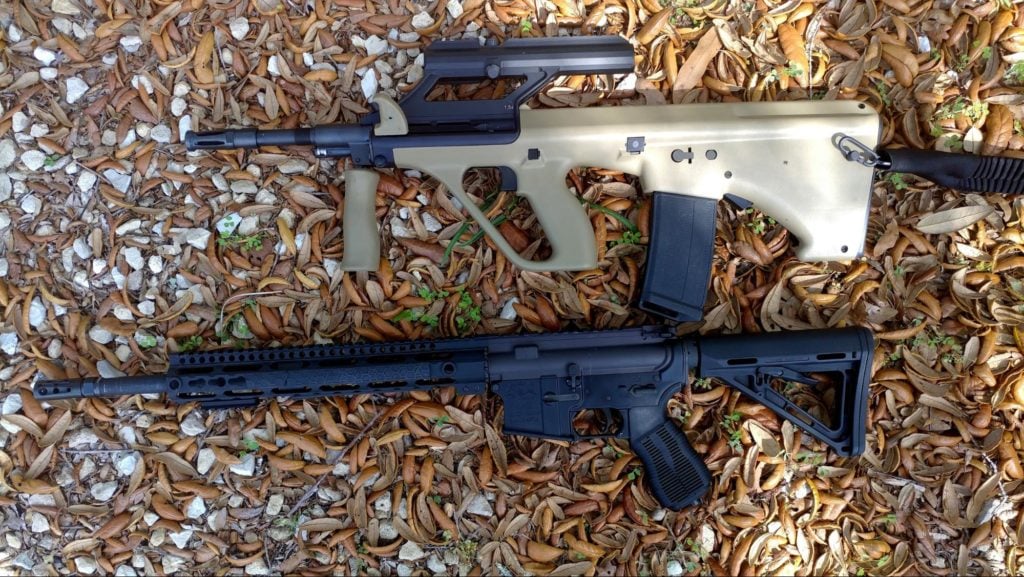 AUG Vs. 16 inch AR-15