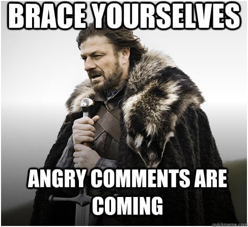 angry comments