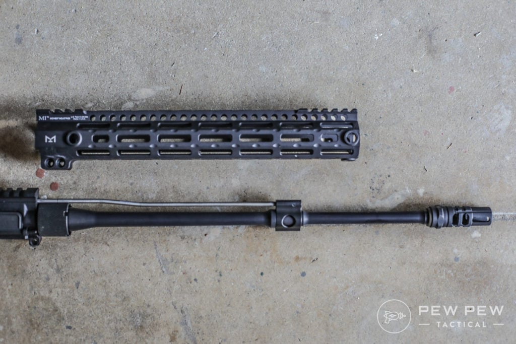 Faxon Pencil Barrel with Midwest Handguard