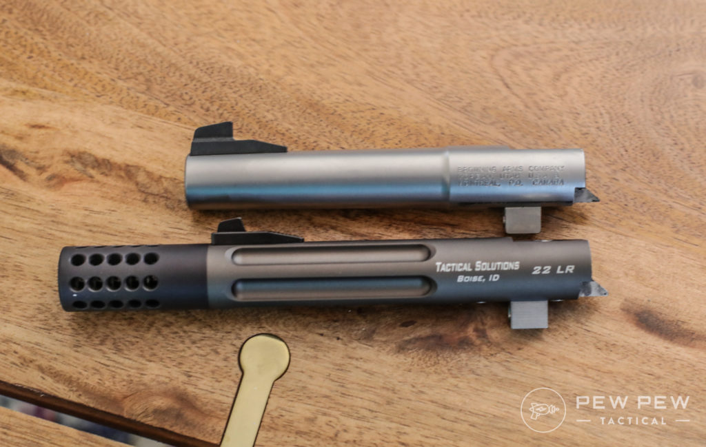 Tactical Solutions Trail Lite vs Stock