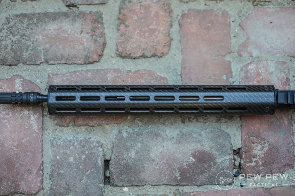 Faxon CF Handguard, Installed