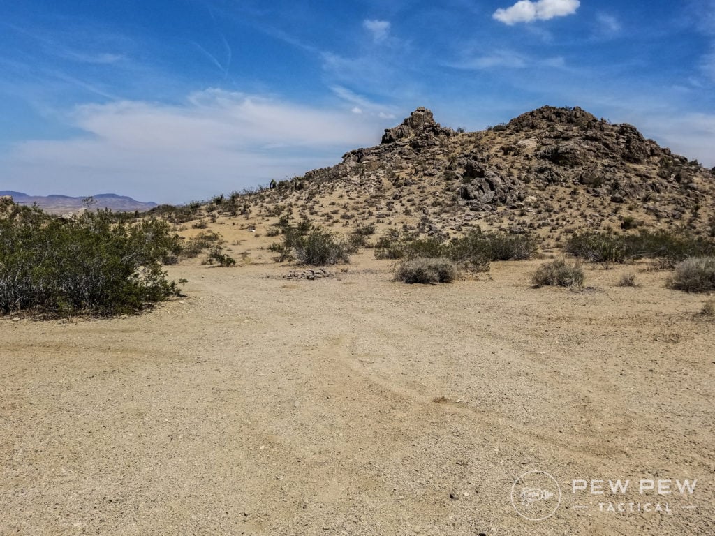 California desert testing range