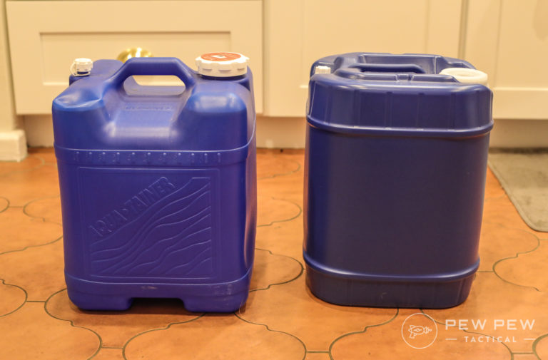 Best Water Storage Containers for Emergencies [Tested] - Pew Pew Tactical