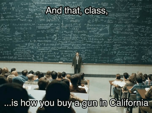 California Guns Meme