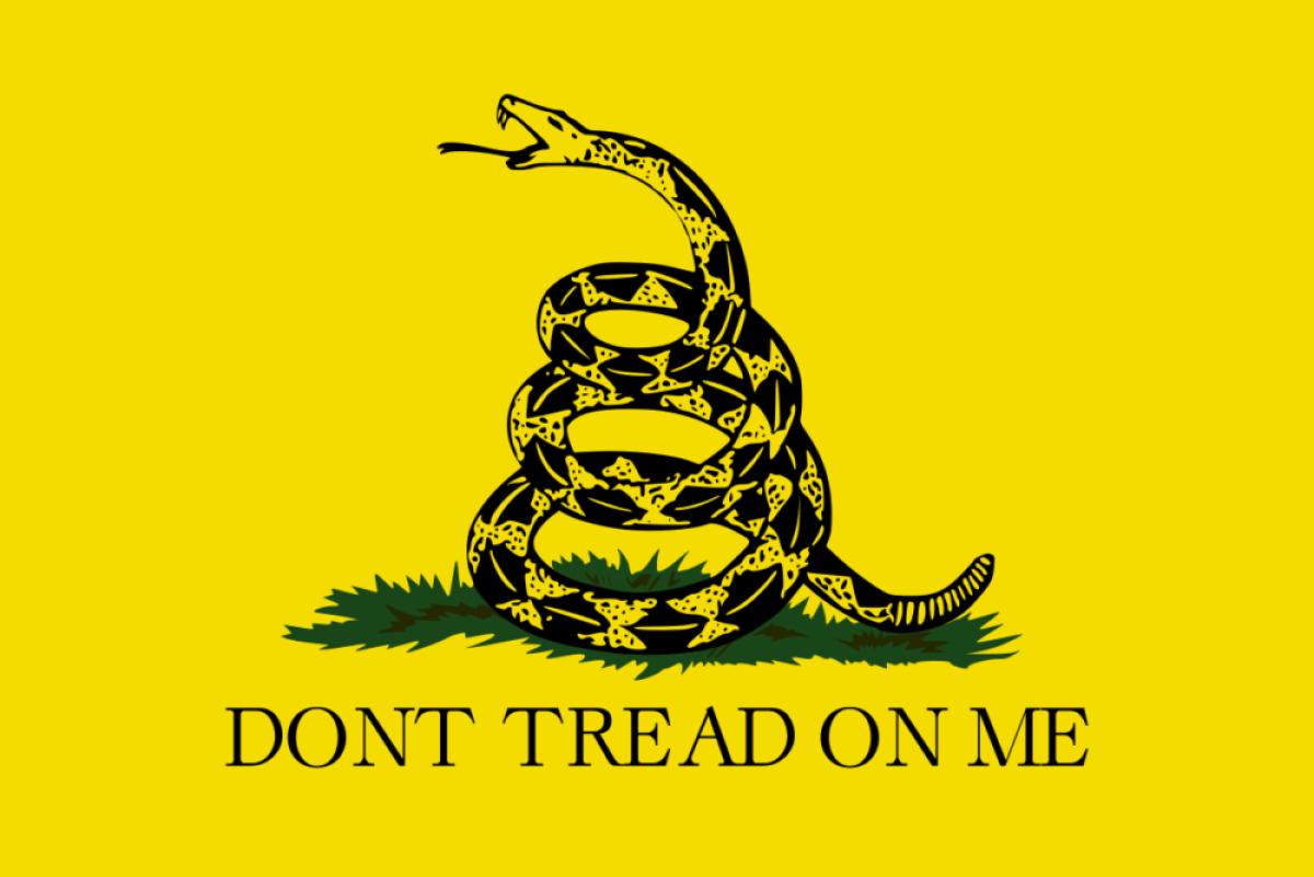 NO STEP ON SNEK FLAG PATCH GASDEN Don't Tread on Me TACTICAL ARMY MEME