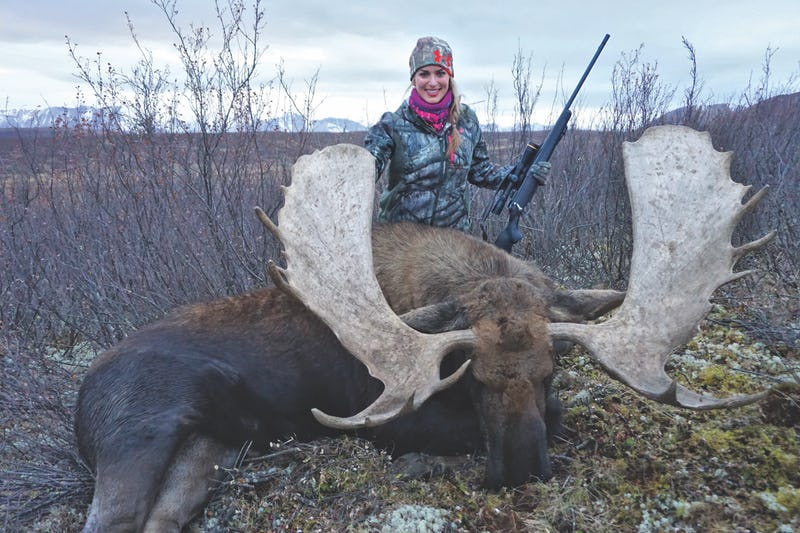 Eva and a 1500 lb moose