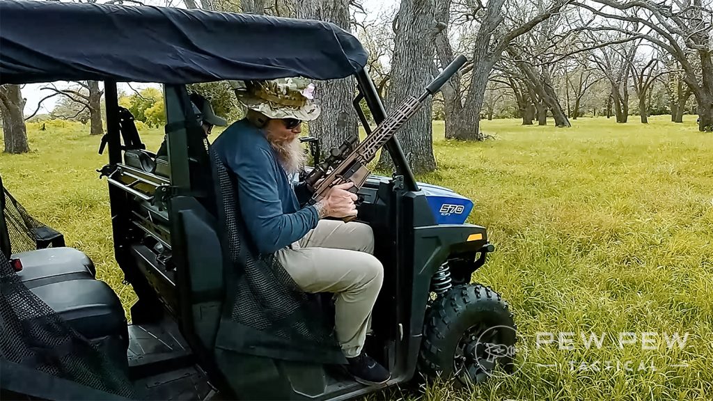 SIG Sauer MCX Spear Golf Cart