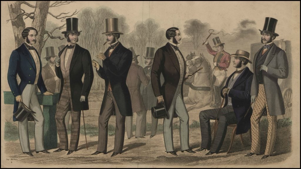 le legant mens fashion plate 1857