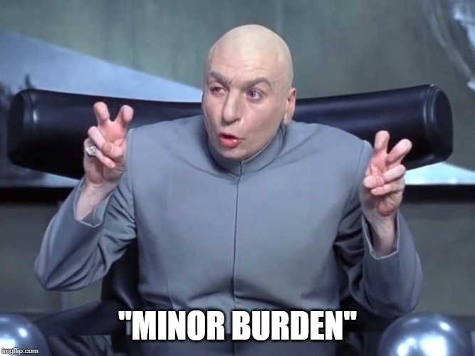 minor burden