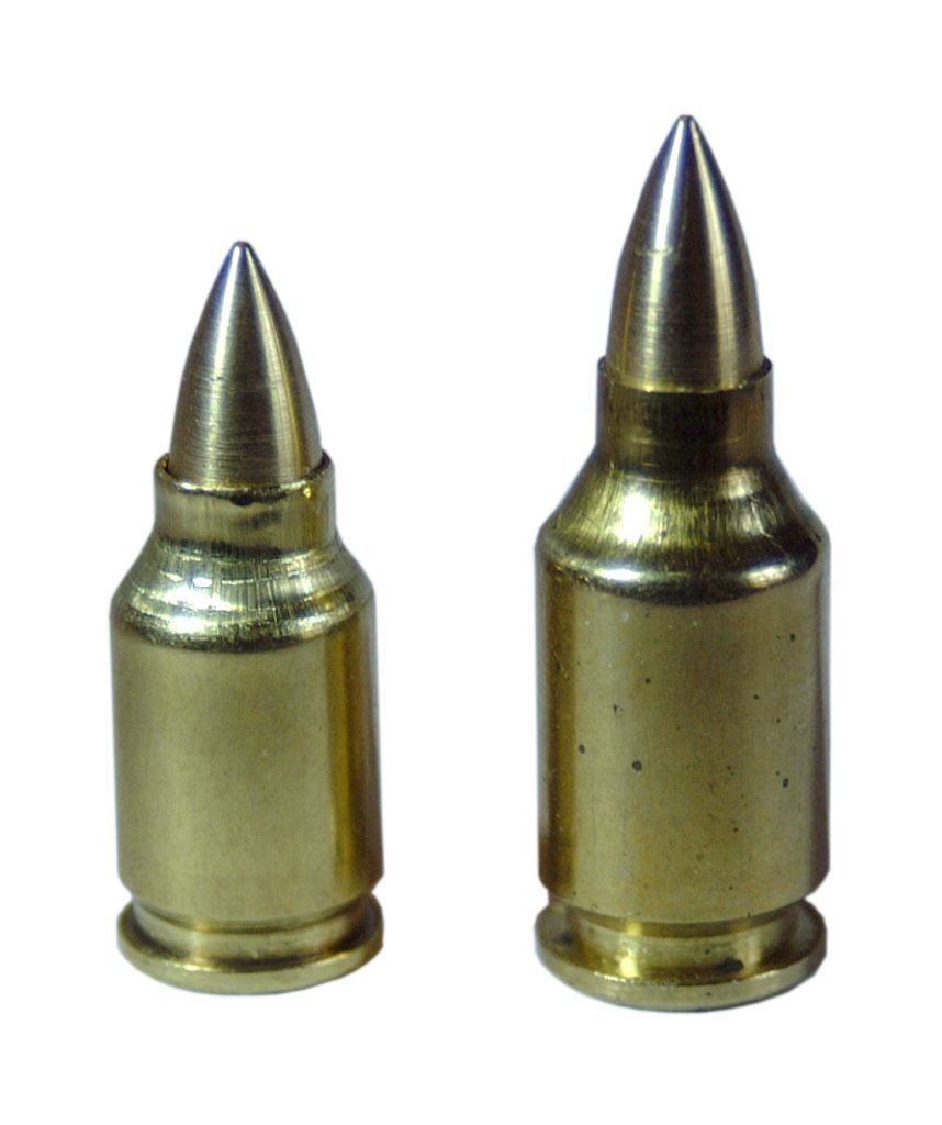 .224 BOZ 9mm compared to original 10mm case