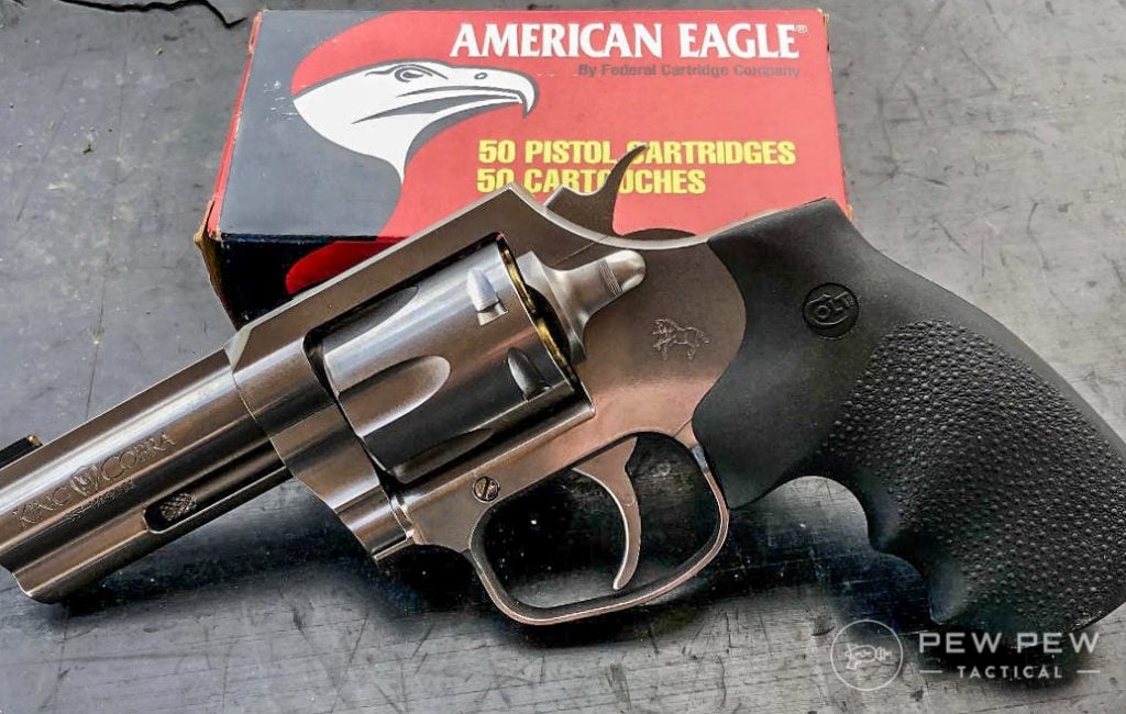 Colt King Cobra with american eagle ammo