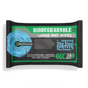 Product Image for Surviveware Biodegradable Wet Wipes