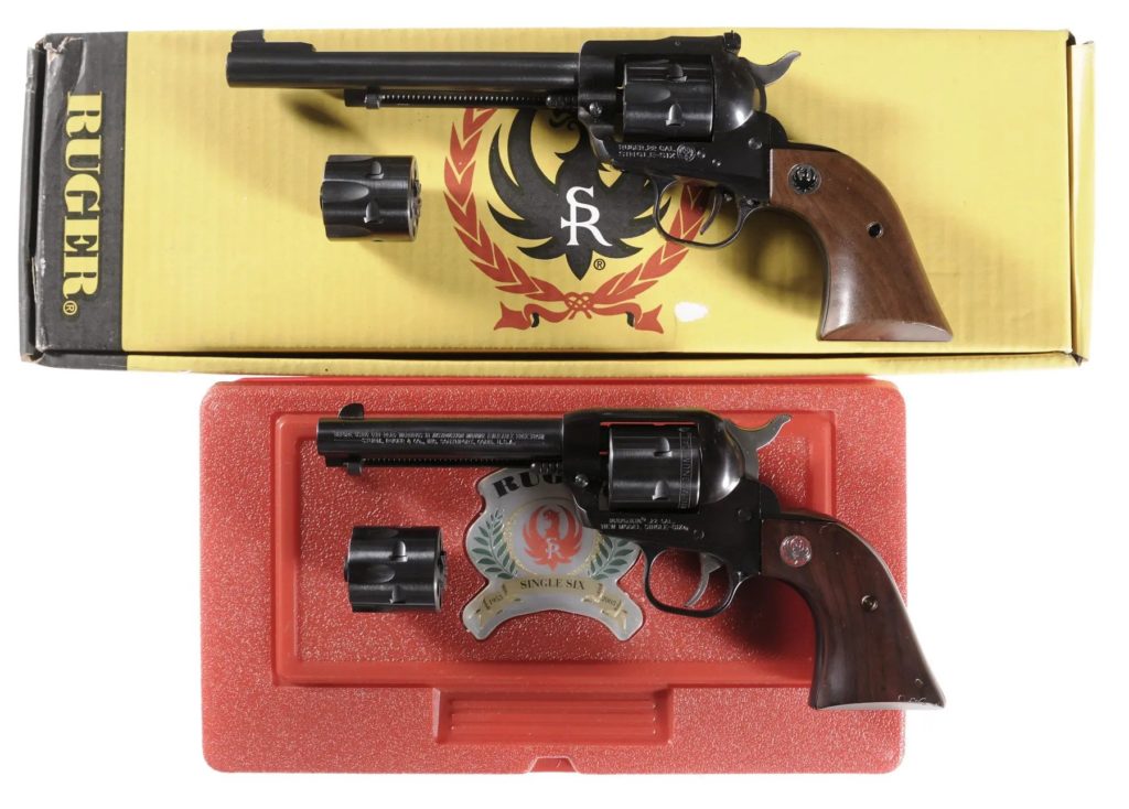 A pair of Ruger Single Six, sold at Rock Island Auction