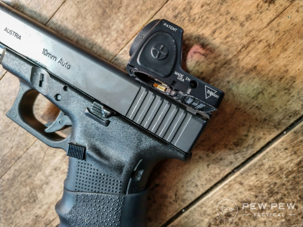 Trijicon SRO and Glock 20