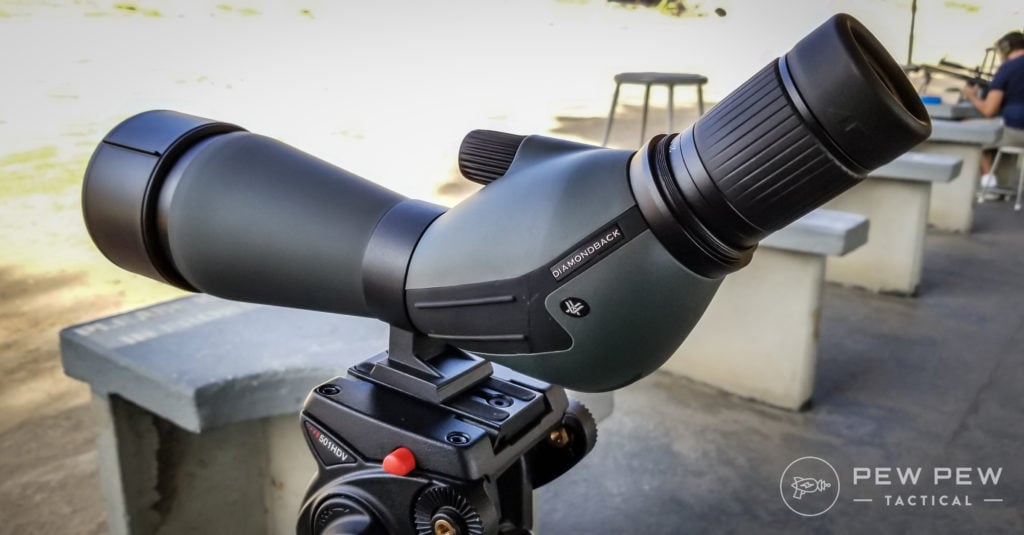 Diamondback Spotting Scope Mounted