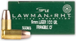 Product Image for Speer Lawman 9mm 100gr Frangible