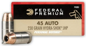 Product Image for Federal 230gr .45 ACP Hydra Shok JHP