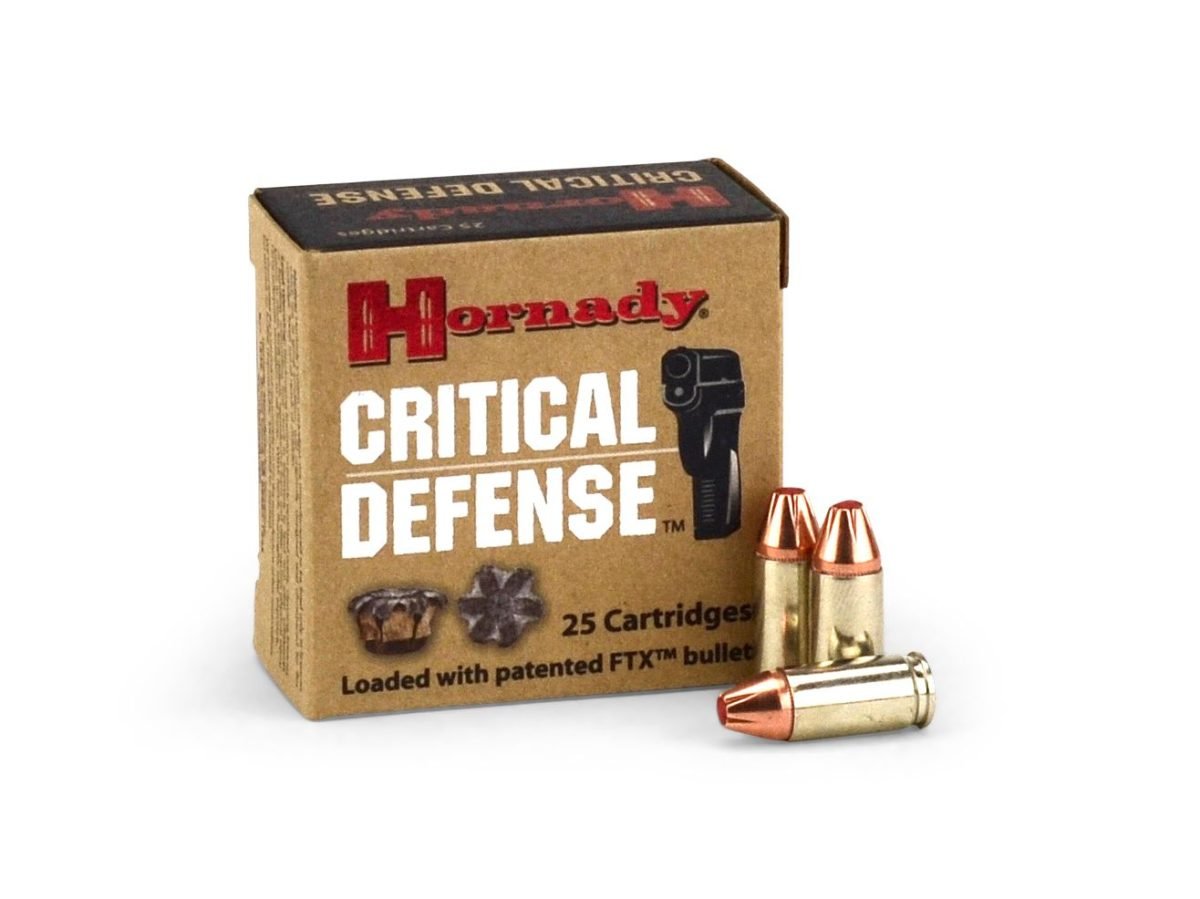 Product Image for Hornady Critical Defense 9mm Ammo 115gr JHP