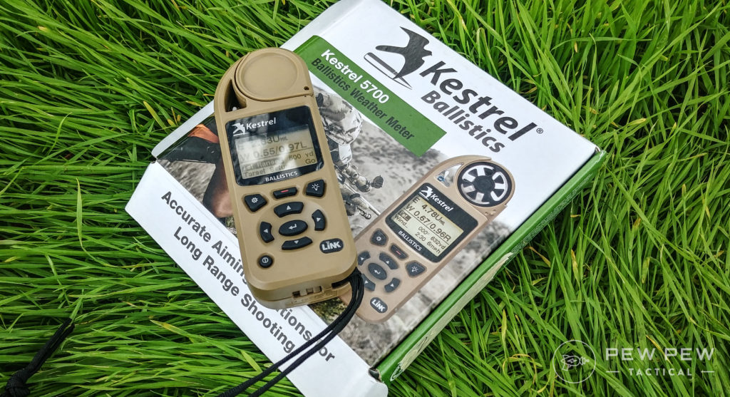 Kestrel 5700 on the grass