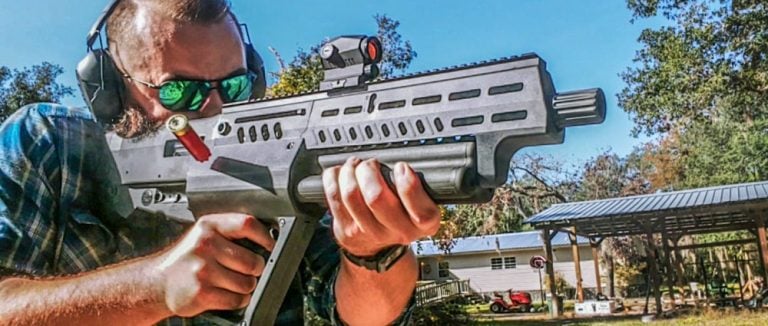 Tavor Shotgun shooting!