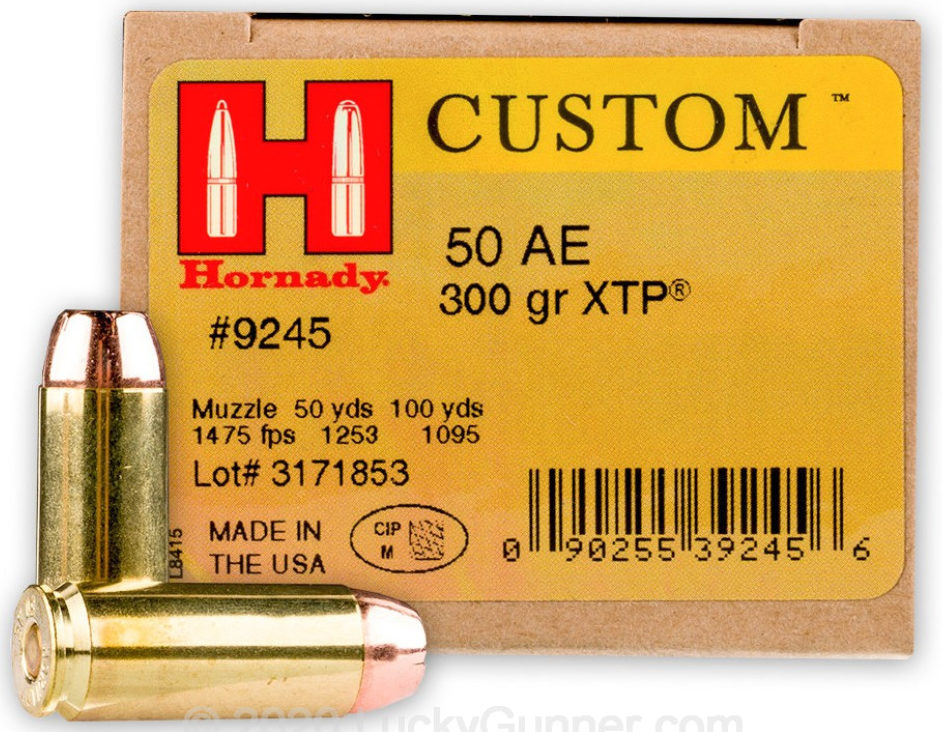 Hornady 300gr XTP JHP .50 Action Express