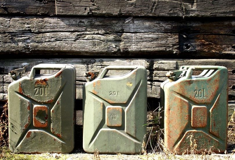 old gas cans