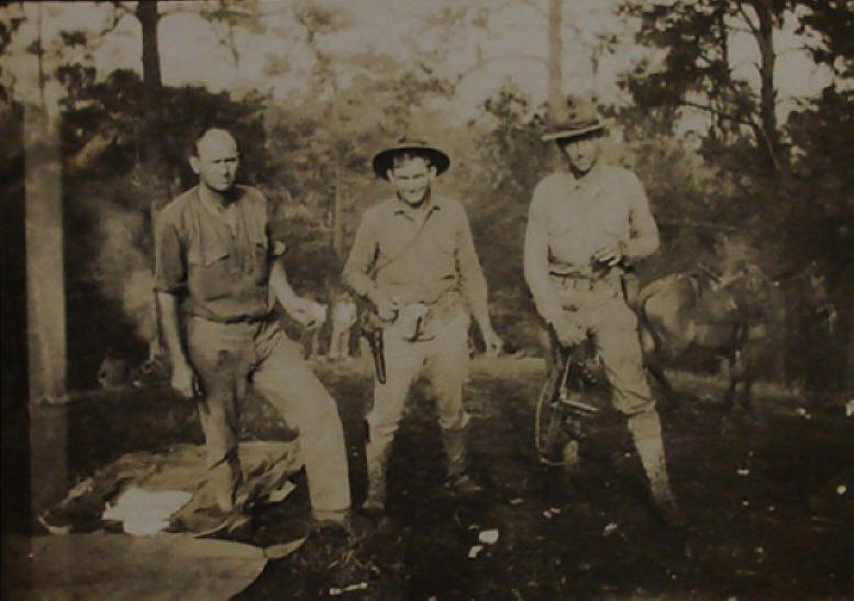 US Marines in Nicaragua with a Thompson SMG