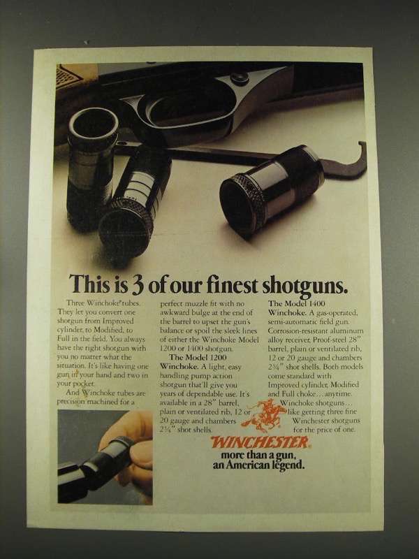 1976 Winchester WinChoke ad