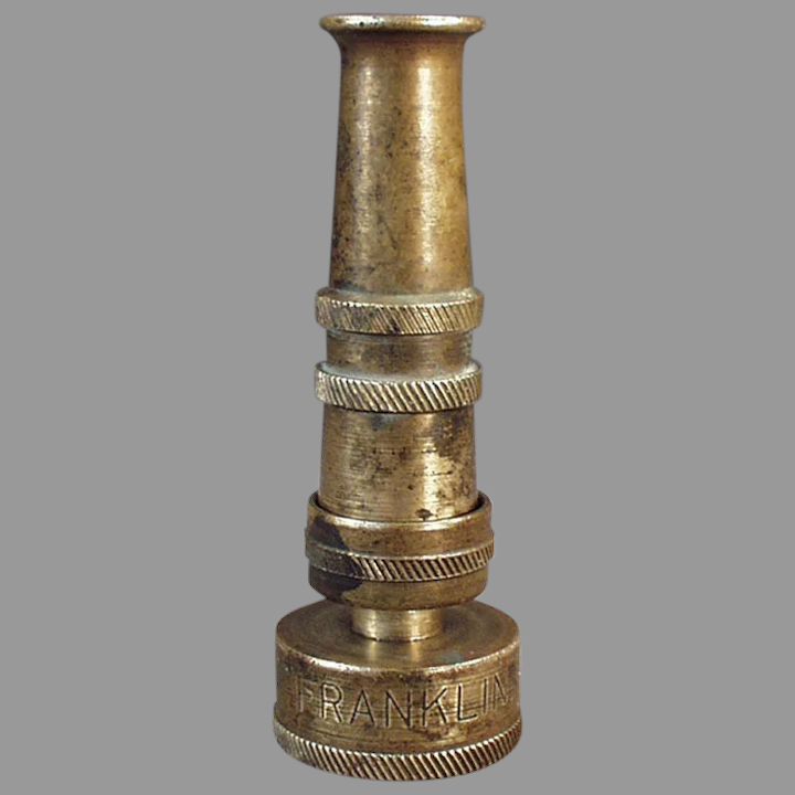 Brass hose nozzle