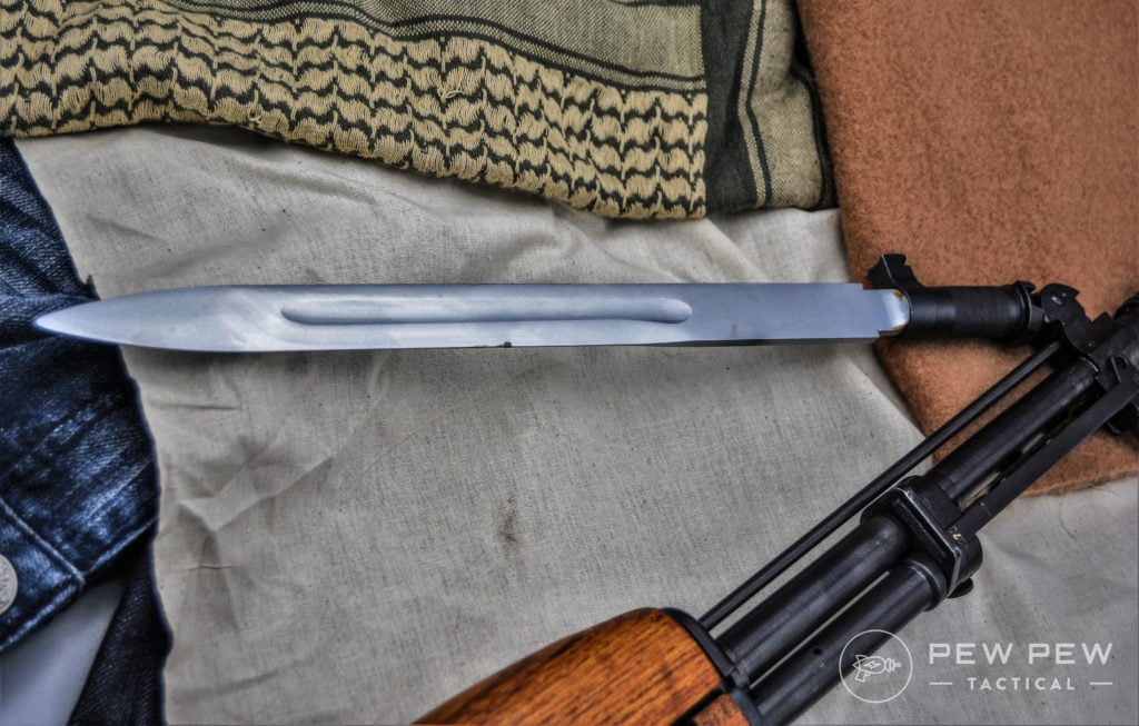 The Yugoslavian SKS’s were only made with a bladed bayonet SKS