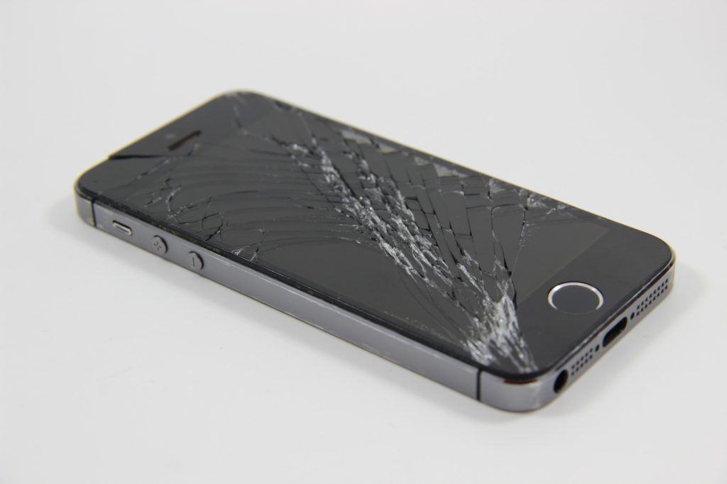 broken cell phone