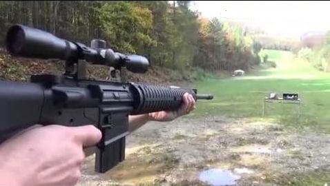 Shooting the Crosman M4 .177