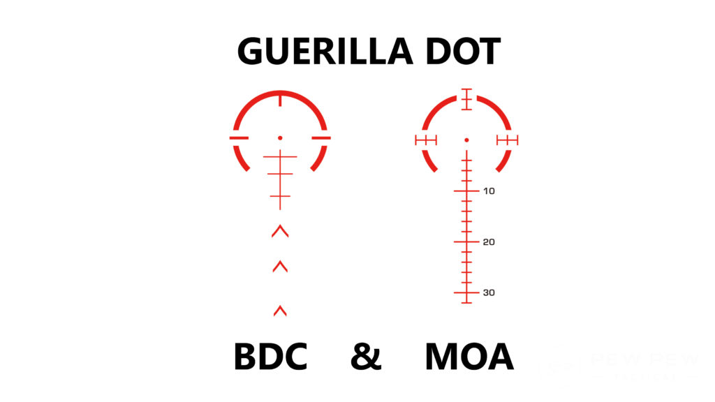 Swampfox Arrowhead 1-8x LPVO Reticle